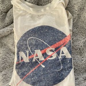 White NASA shirt(large but fits medium)